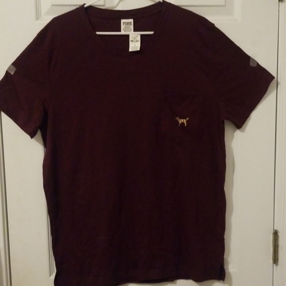 Burgundy Pink Campus Shirt
